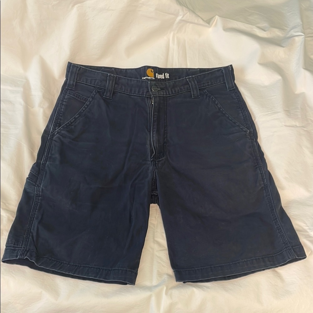 Carhartt Blue Cargo Shorts - Size 32